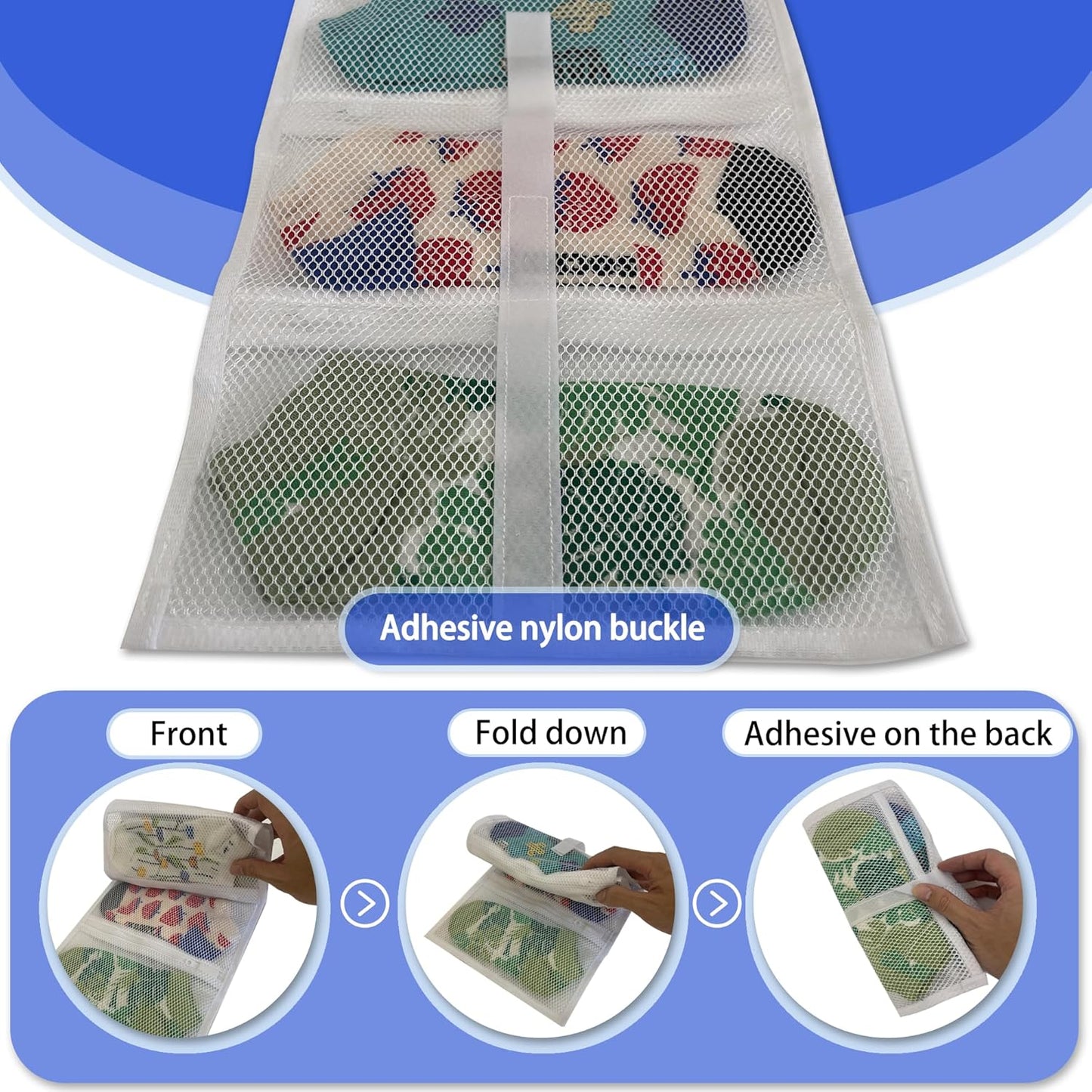 Mesh laundry bags for washing machine, can wash 10 pairs of socks, maintain shape, keep one pair,Laundry room organization suitable for socks and small items, 2pcs (Small)
