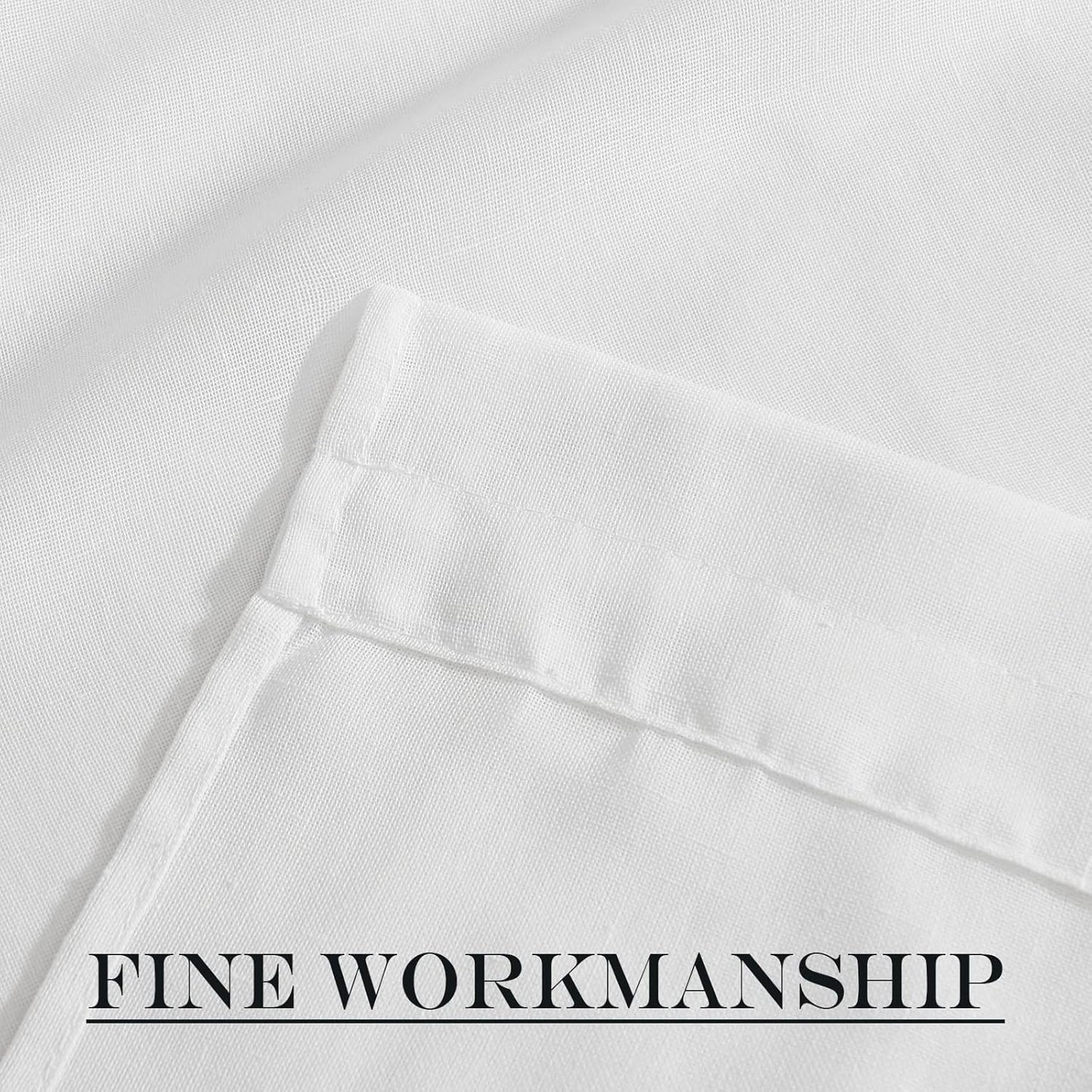 NICETOWN Sheer Door Curtain for Windows, Light Filgtering French Door Curtain Self Adhesive Window Blind for Patio Sidelight Cover Tie Up Shade, W26 x L50 in, 1 Panel, Pure White