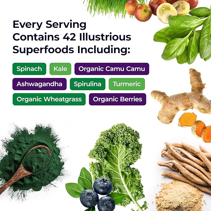 Paradise Herbs, ORAC Energy, Superfood Capsules, Includes Over 42 Organic & Wild-Crafted Ingredients, Probiotics & Enzymes, 120