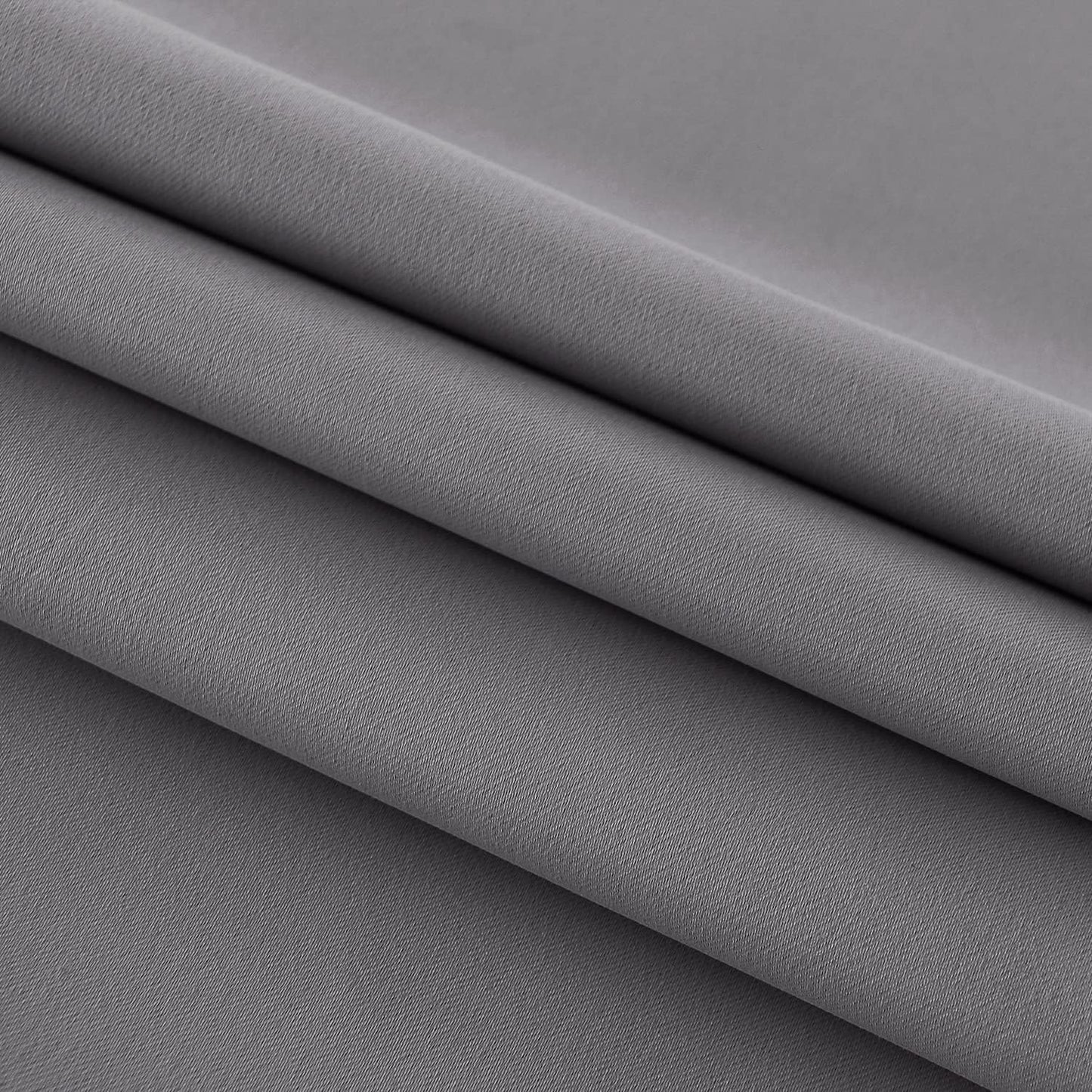 DWCN French Door Curtains – Rod Pocket Thermal Blackout Curtain for Doors with Glass Window, Kitchen and Patio Doors for Privacy, 23 X 72 Inches Long, 1 Curtain Panel with Tieback, Grey