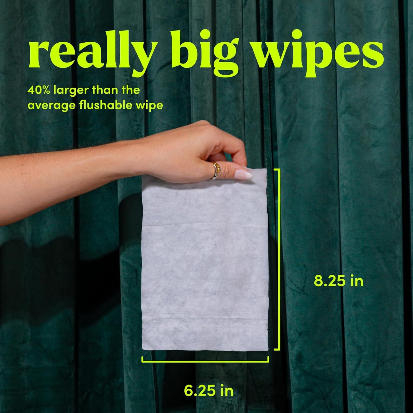 goodwipes Flushable Wipes - Individually Wrapped Butt Wipe for On-the-Go Adults - Portable Mini Wipes - Travel Essentials - Sewer & Septic Safe - Cedar, 32 Count (1 Pack)