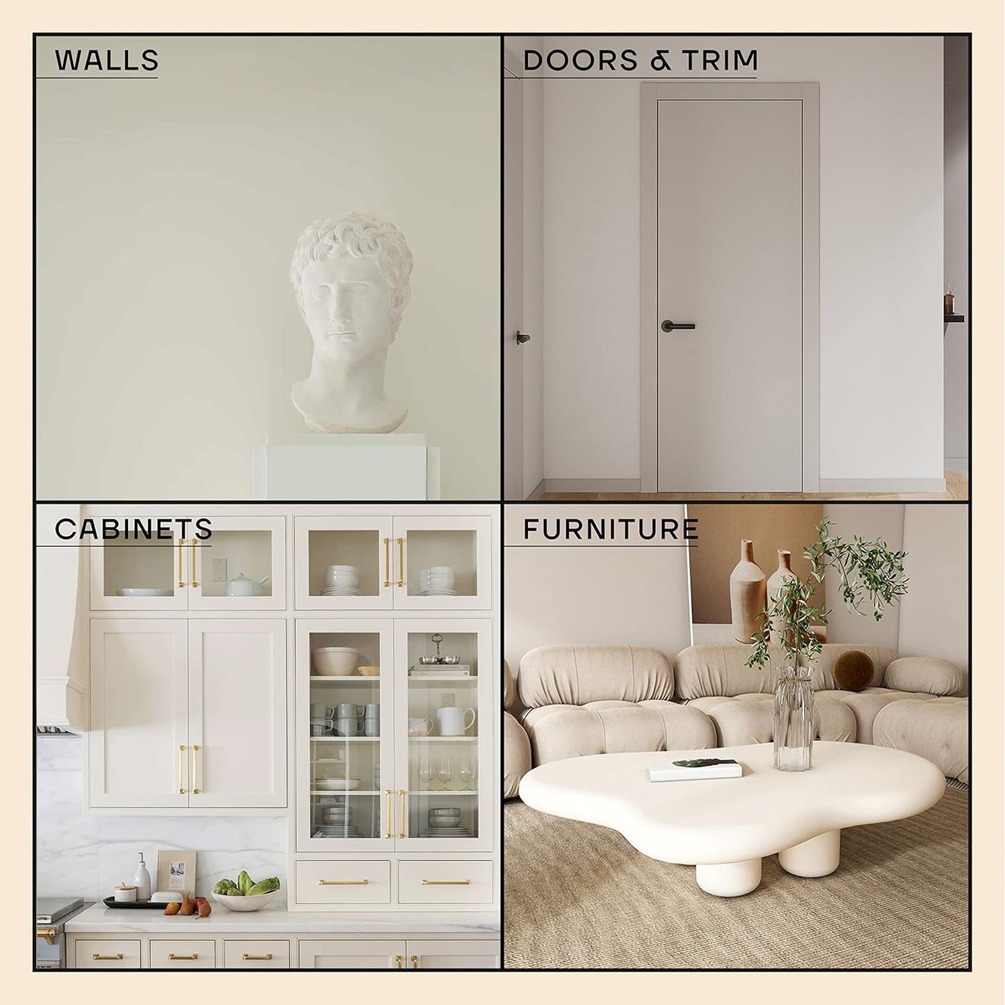 soto Gray Paint Touch Up, Multi-Surface, Matte Finish (No. 73 Moonglow Grey) - 1.5 Ounces/45 Milliliters of Scratch Repair for Furniture, Walls, Cabinets, Trim, Doors, Indoor/Outdoor