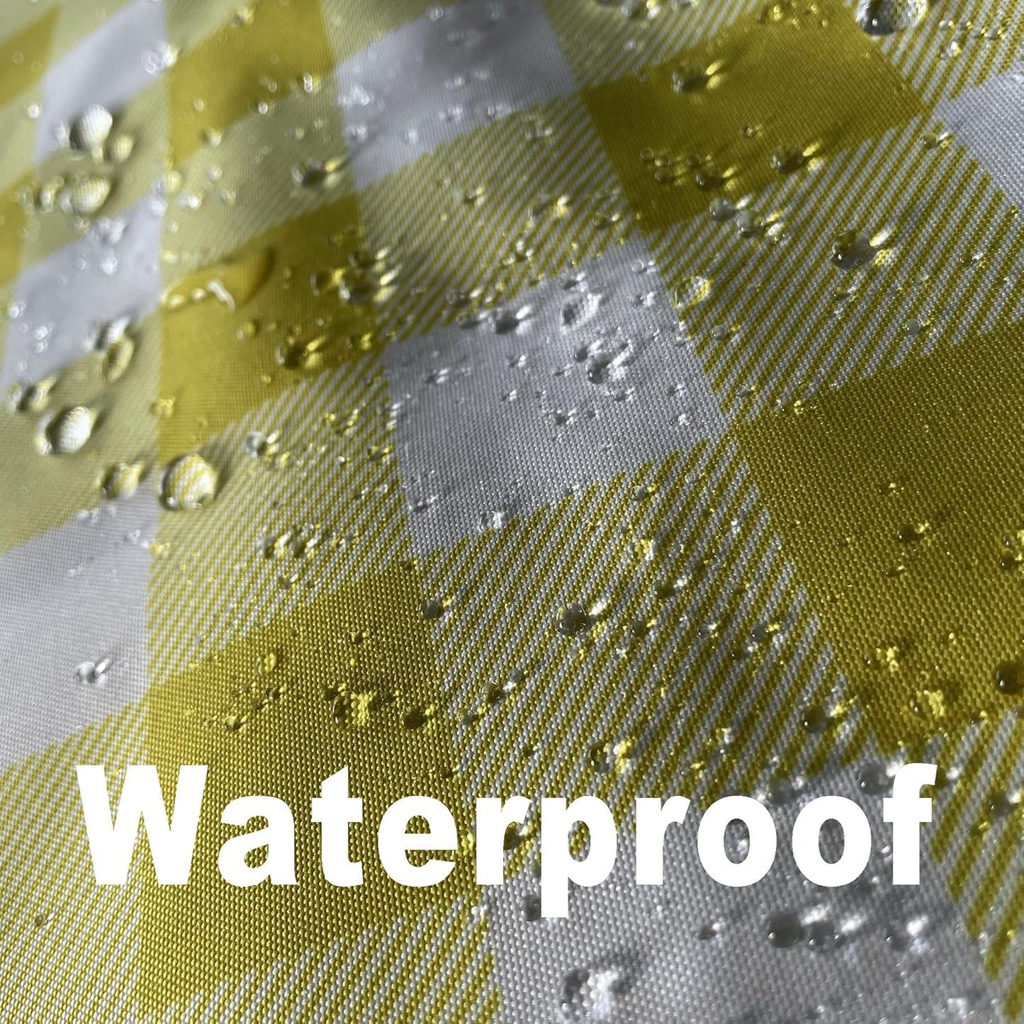 Classic Gingham Buffalo Tablecloth Fabric - Oblong 58x144 Inch Water Proof Checkered Table Cloth for Indoor Outdoor - Table Cover for Birthday, Picnics, BBQs, and Parties