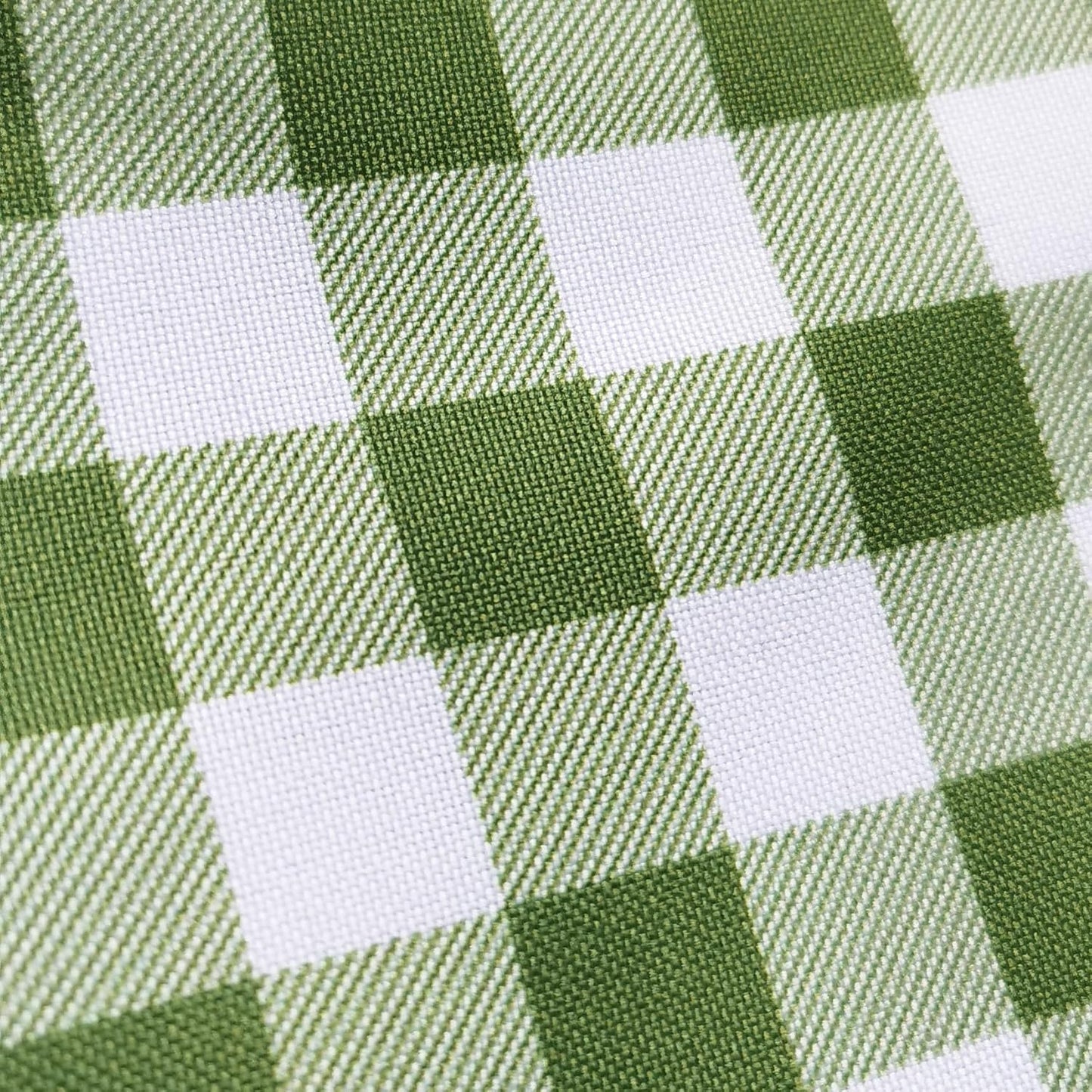 Waterproof Checkered Tablecloth Fabric - Rectangle 58x84 Inch Classic Gingham Buffalo Plaid Table Cloth for Indoor/Outdoor Use - Washable Table Cover for Kitchen, BBQs, and Parties