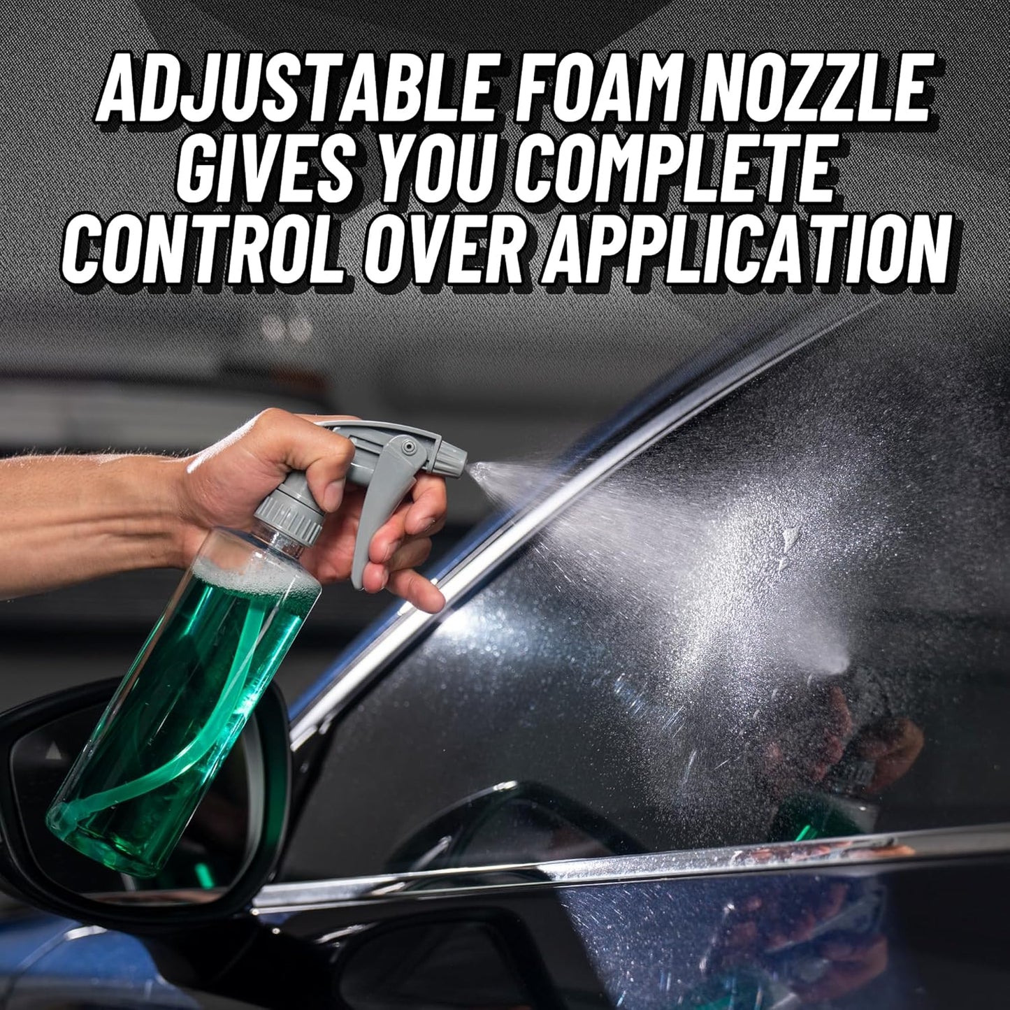 Chemical Guys Heavy Duty Bottle Sprayer - Chemical Resistant Trigger for Car Detailing, Adjustable Mist to Stream, High Output, for Cleaners, Sprays, Degreasers (Acc_121.16HD3) - 16 Oz, 3 Pack