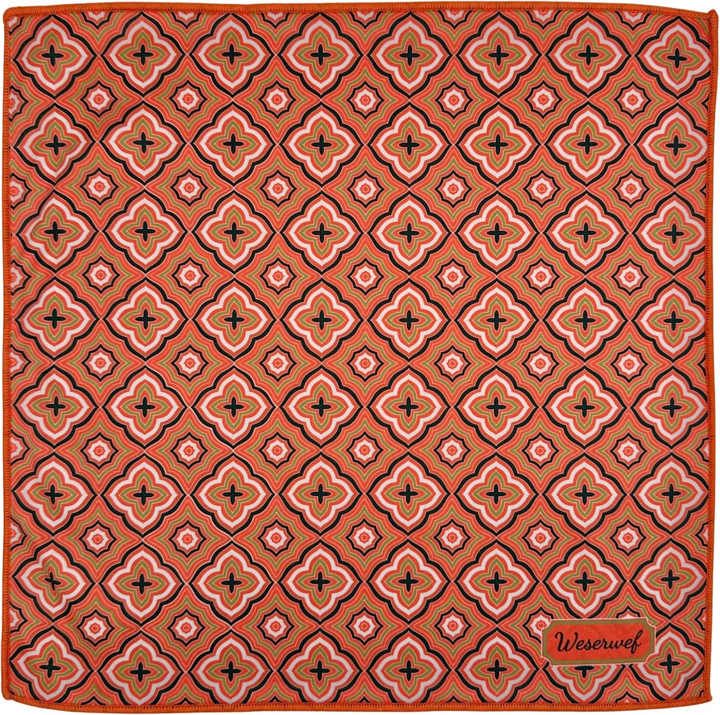 WESERWEF Design Microfiber Glasses Cleaning Cloth – Premium Cleaning Cloth for Eyeglasses, Screens, Tablets, Cameras & Lenses, 12" x 12", Ultra-Soft & Scratch-Free (rooty)