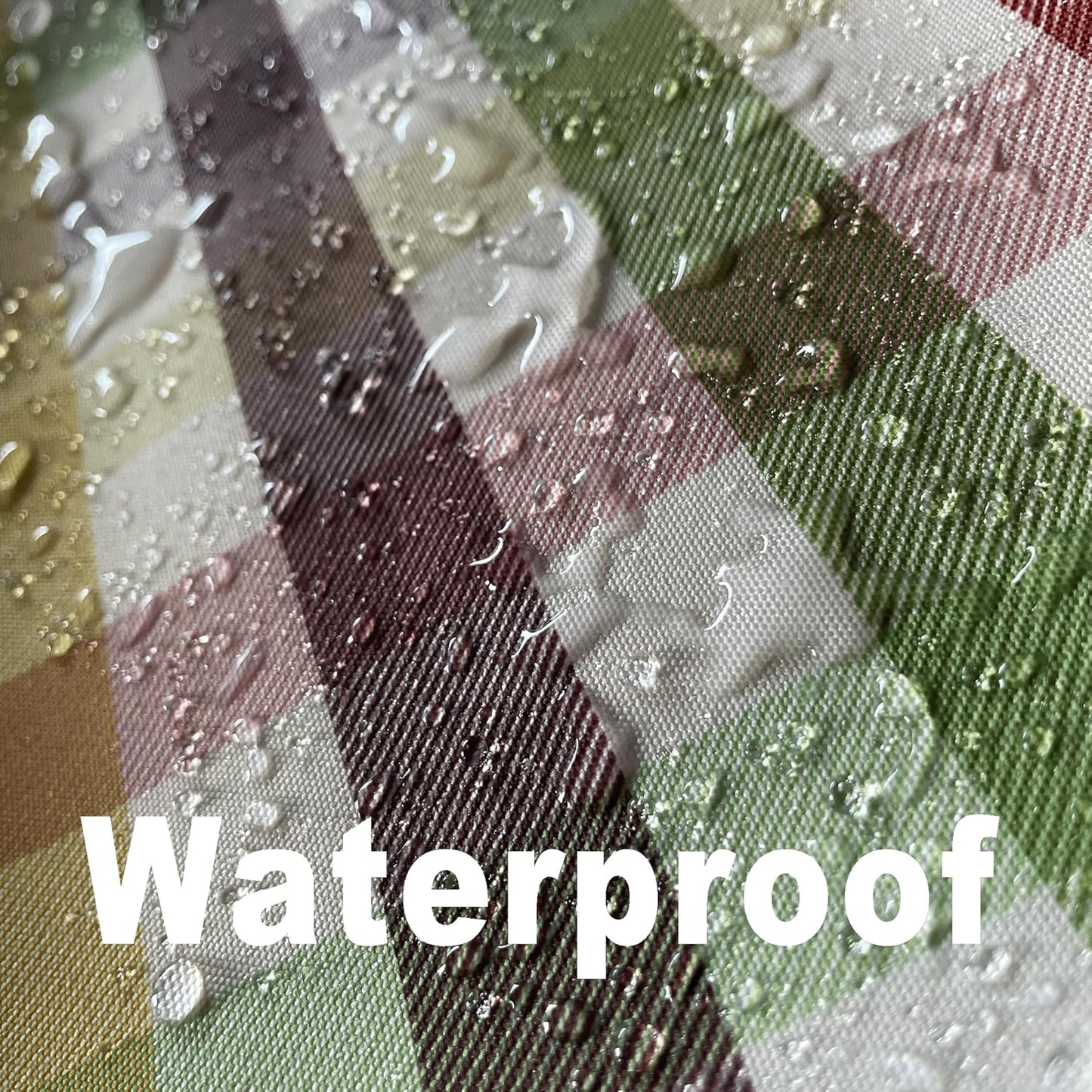 Classic Gingham Buffalo Tablecloth Fabric - Oblong 58x144 Inch Water Proof Checkered Christmas Table Cloth for Indoor Outdoor - Table Cover for Thanksgiving Day, Picnics, BBQs, and Parties