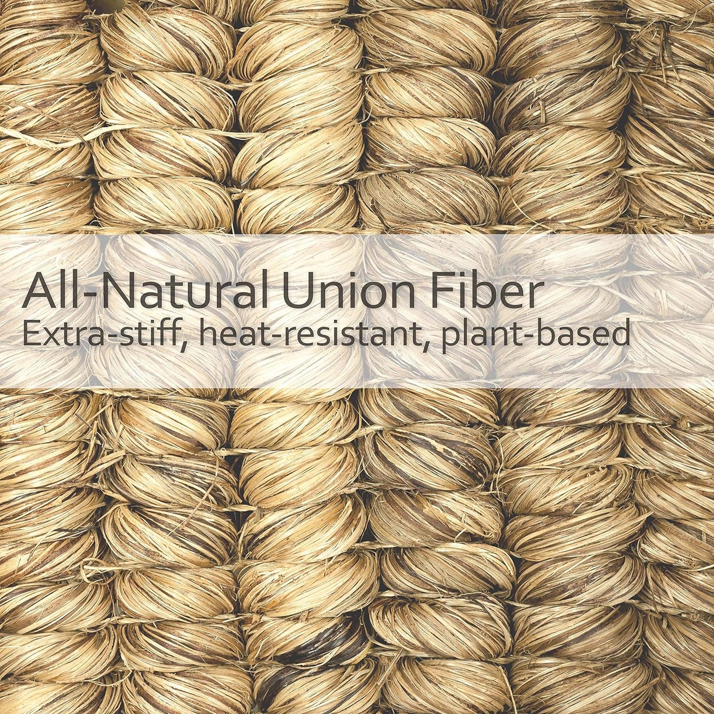 Redecker Union Fiber Scrub Brush with Oiled Beechwood Bow-Shaped Handle, 8-5/8-Inches